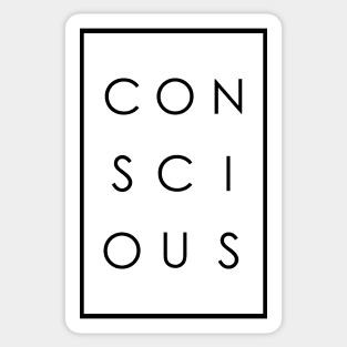 Conscious Typography Design Sticker